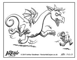 Inktober 2017 - Dragons - Run