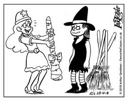 Inktober 2018 - Witches and Wizards - Gift