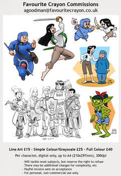 Commission Info - April 2019