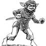 Inktober 2019 - DnD PCs - Goblin Shadow Monk