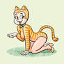 Kitty Cat Catsuit - Ginger