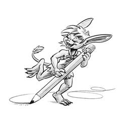 Goblin Week 2025 #3 - Pencil Goblin