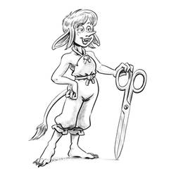 Goblin Week 2025 #4 - Scissors Goblin