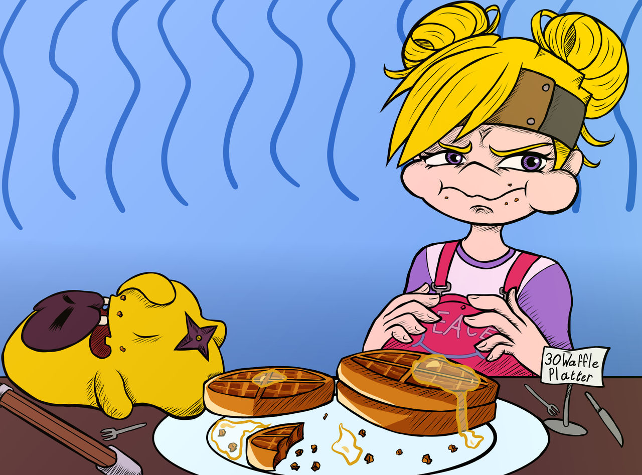 One Too Many Waffles by AttackPac on DeviantArt