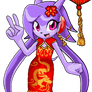 Sash Lilac Chinese Dress Concept Art