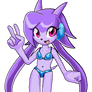 Sash Lilac Underwear Bikini Concept Art