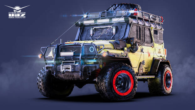 Cyberpunk UAZ Hunter 4x4 2077