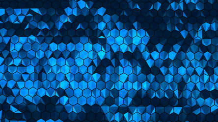 Blue Hexagons