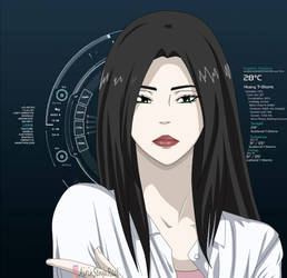 wallpaper for desktop, laptop  bf34-eye-girl-anime-illustration-eye -drawing-art-flare