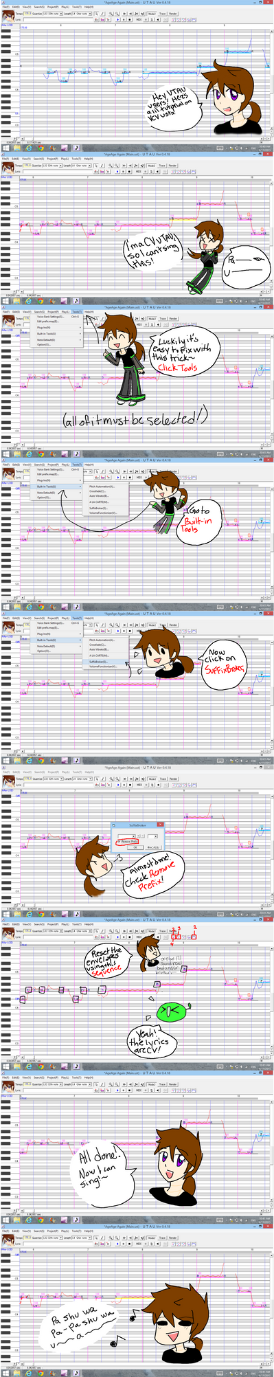 Tutorial 1:  VCV USTs with a CV UTAU~