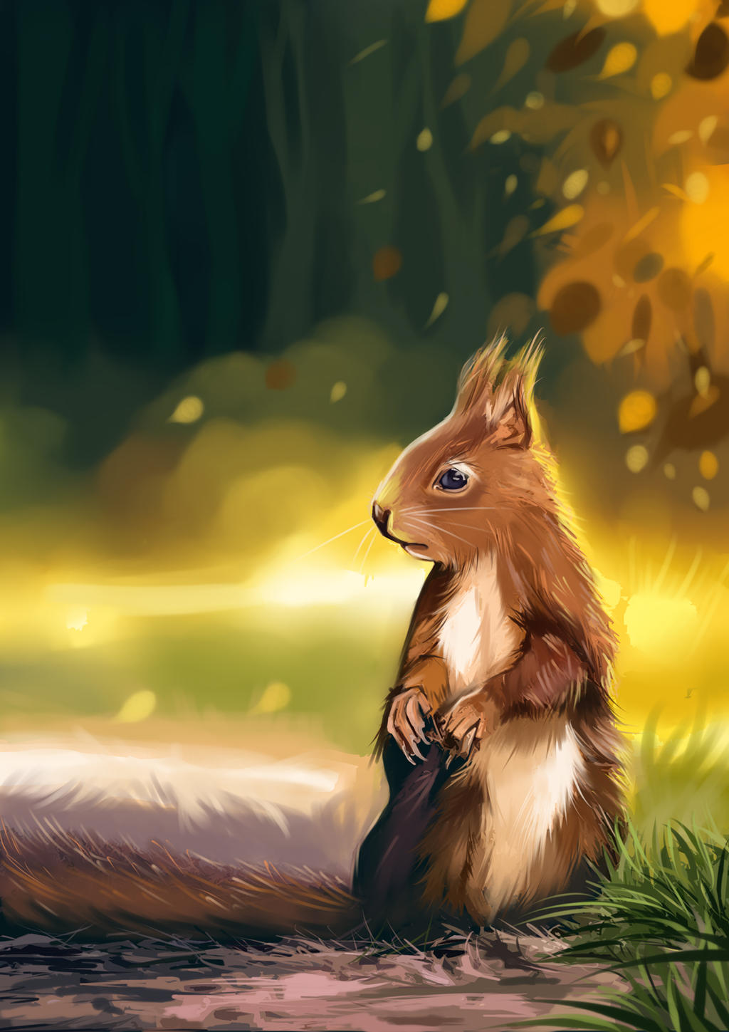 Deviantart Risumon Squirrel squirrel by itskrolja on DeviantArt