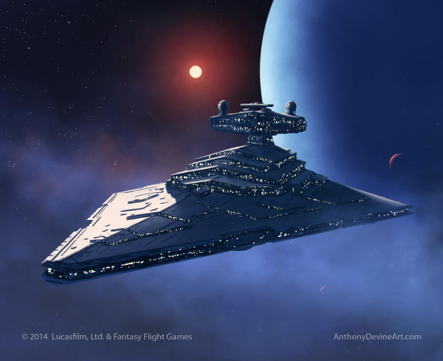 Imperial Star Destroyer Chimaera by AnthonyDevine