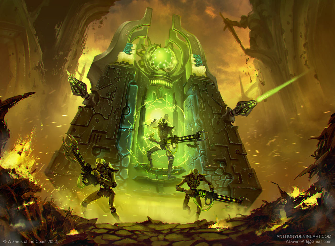 Ionolith MTG Necron Monolith by AnthonyDevine on DeviantArt