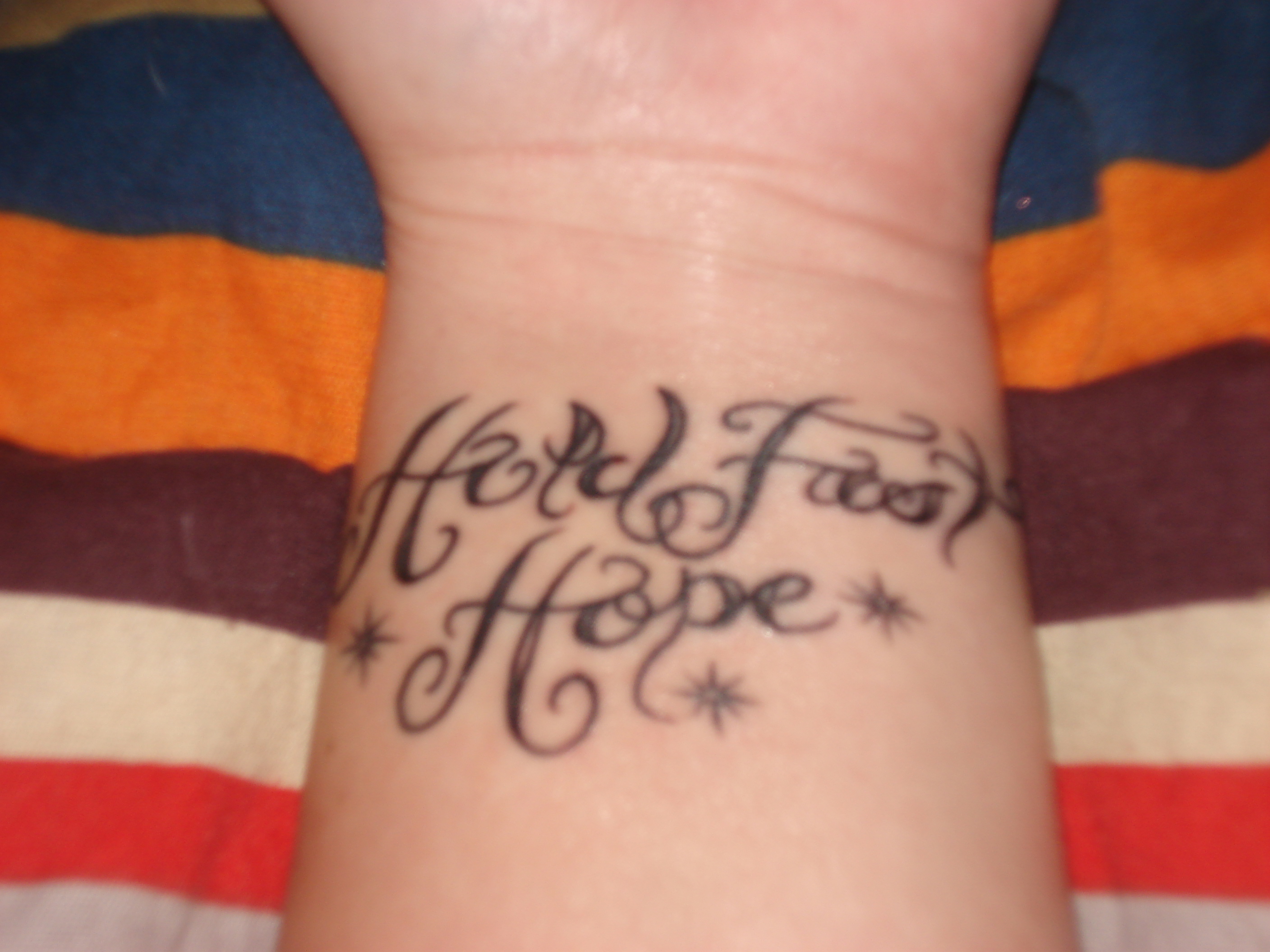 Hold Fast Hope Tattoo by BlueOct4lf on DeviantArt Hold Fast Hope Tattoo by BlueOct4lf on DeviantArt
