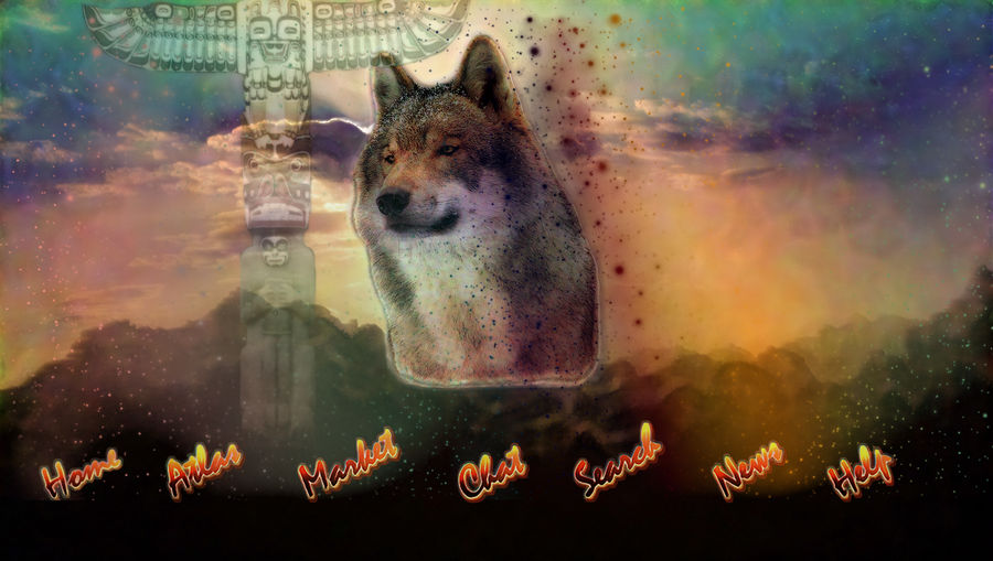 Wolf Chapter Header Unfinished wolf layout header by Liquid-Skunk on DeviantArt
