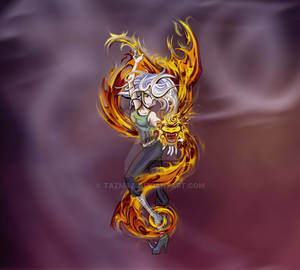 Fantasy Fire Dragon