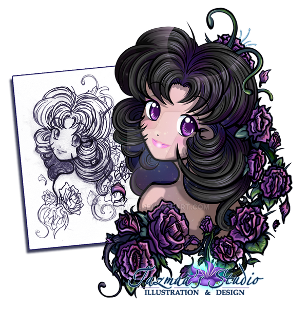 Anime Galaxy Girl