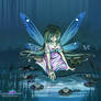 Water Fae Spirit Fantasy / Anime Style Fairy