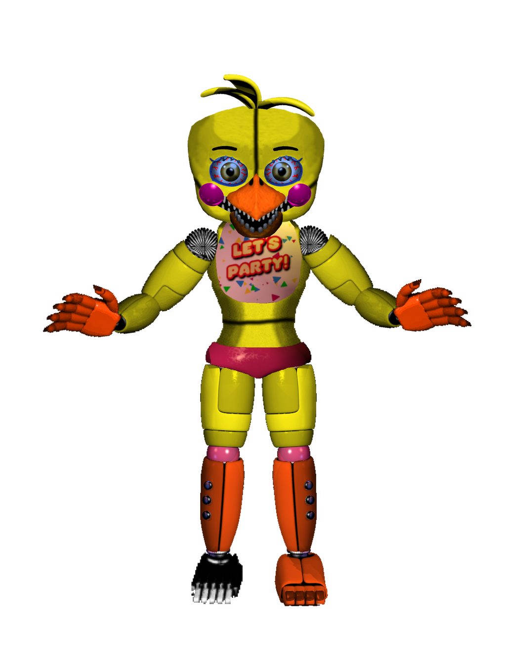 Funtime Bloodcurdling Toy Chica By Peterwayne32 On Deviantart