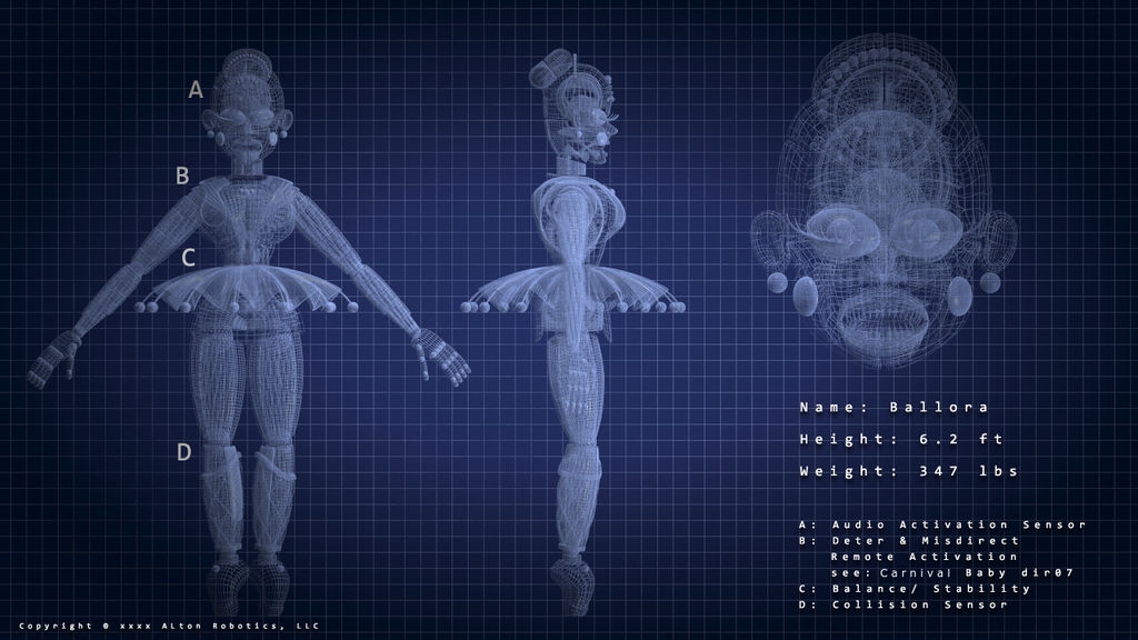 Ballora Blueprints by Peterwayne32 on DeviantArt