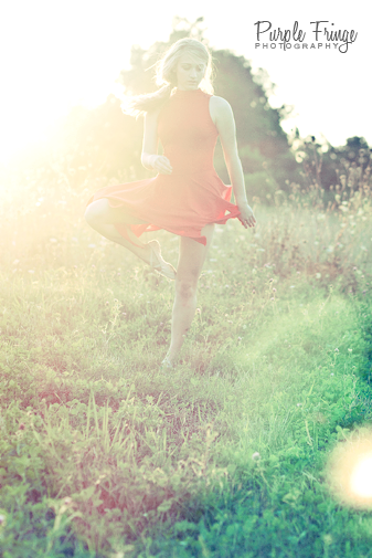 Twirling in the Sunset