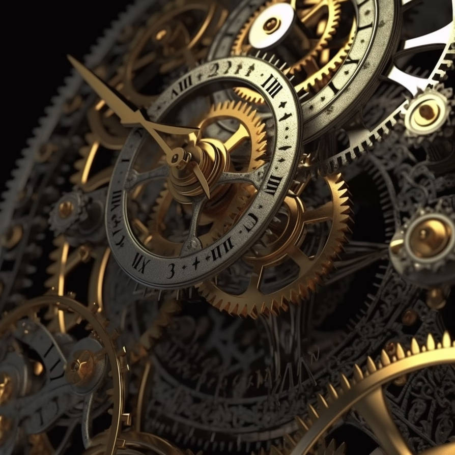 Intricate Clock Mechanism by TetronicAI on DeviantArt