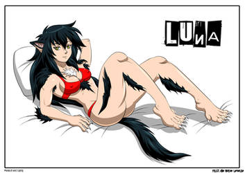 Luna Anthro Red Bikini by Locofuria