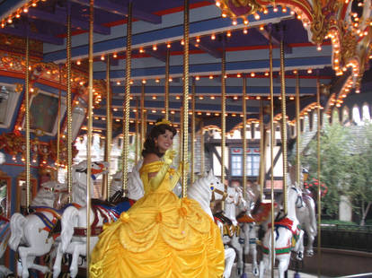 Belle on Carousel