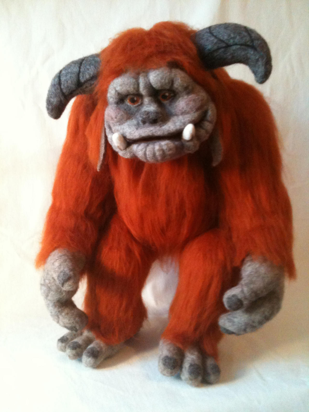 Ludo Sculpture, Needle Felt, Wool