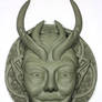 Horned Goddess wall hanging