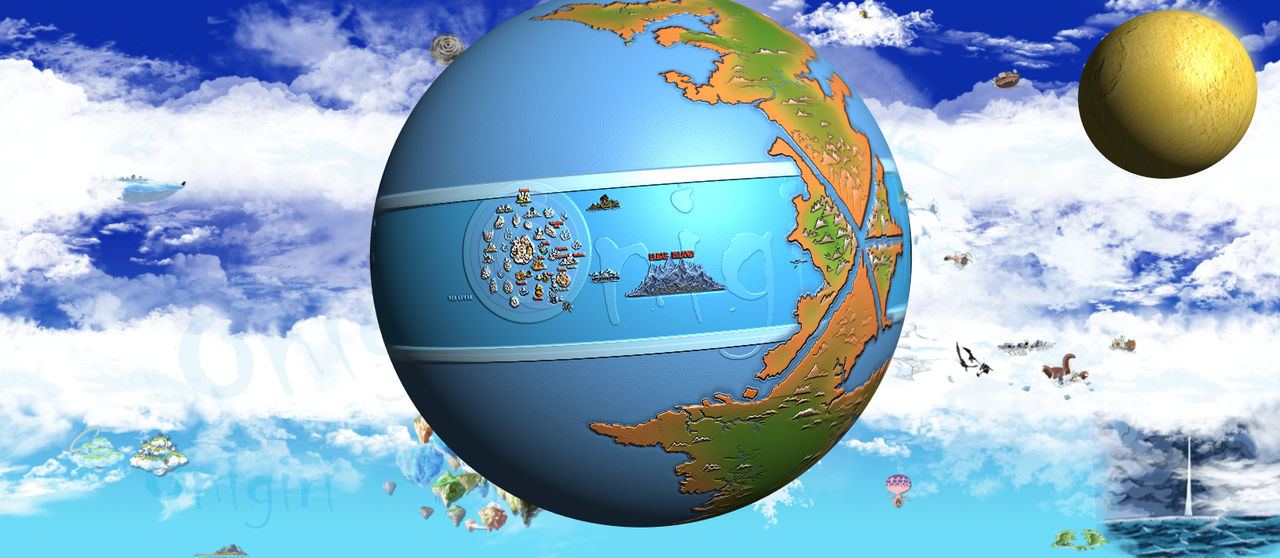Full World Map One Piece Final Grandline Visual by KiwiK2010 on