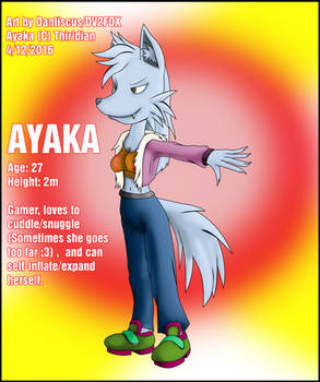 OC for Thirdian-AYAKA The Wolf