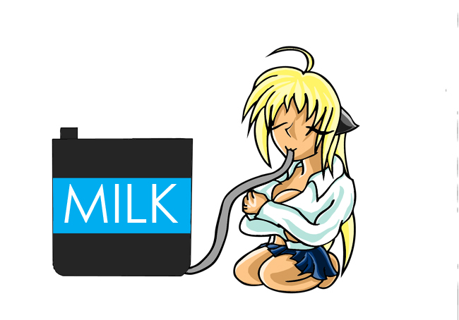 GFT-Liaas loves Milk..too much