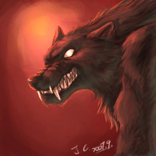 Angry werewolf by J-C on DeviantArt