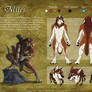 Miles model sheet