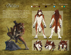 Miles model sheet