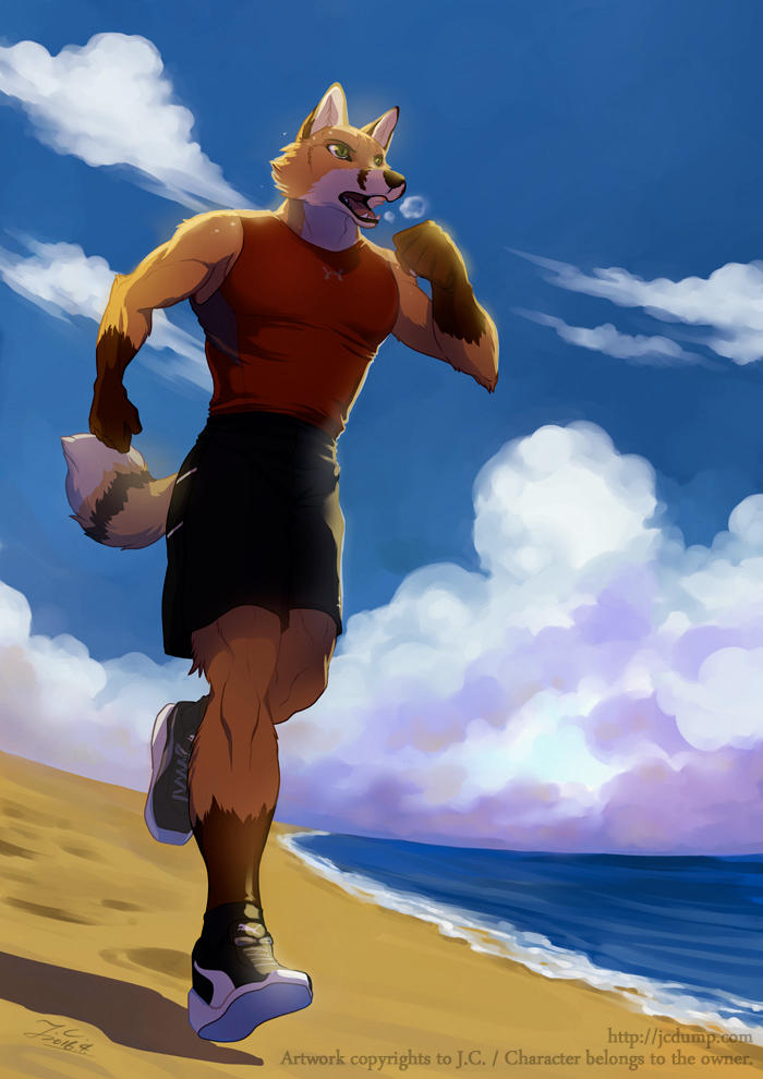 Deviantart Front View Running Morning Run by J-C on DeviantArt