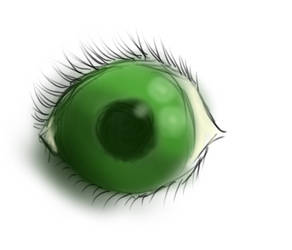 Green eye