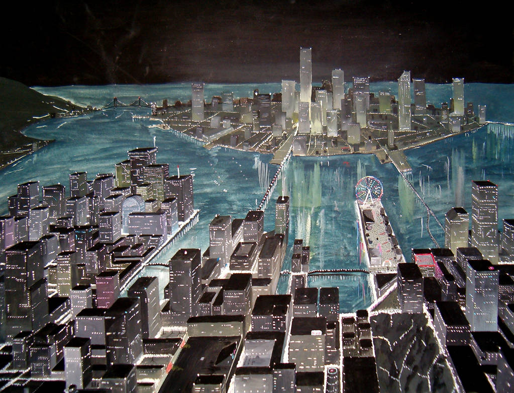 ghost city by easycheuvreuille on DeviantArt