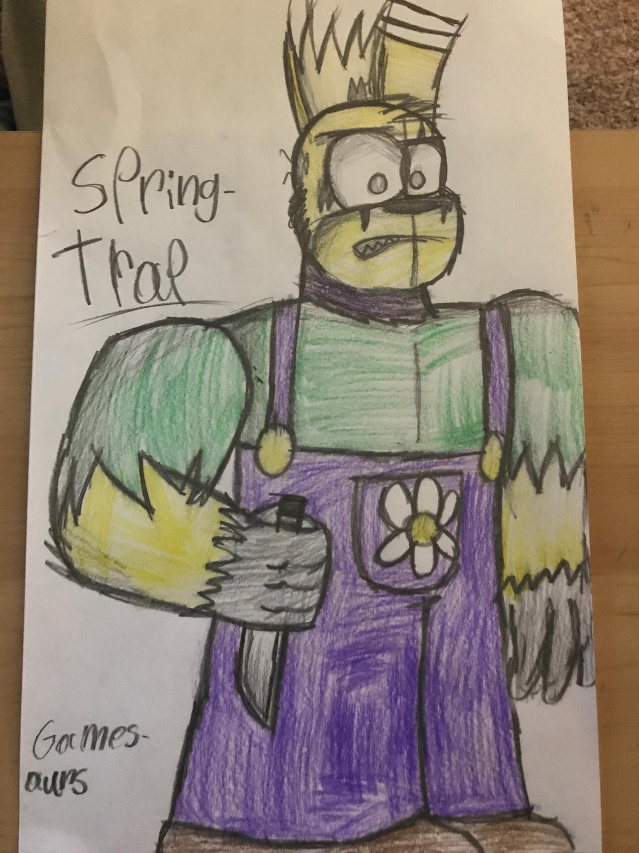 Spring trap redesign. by gamesaurs12 on DeviantArt