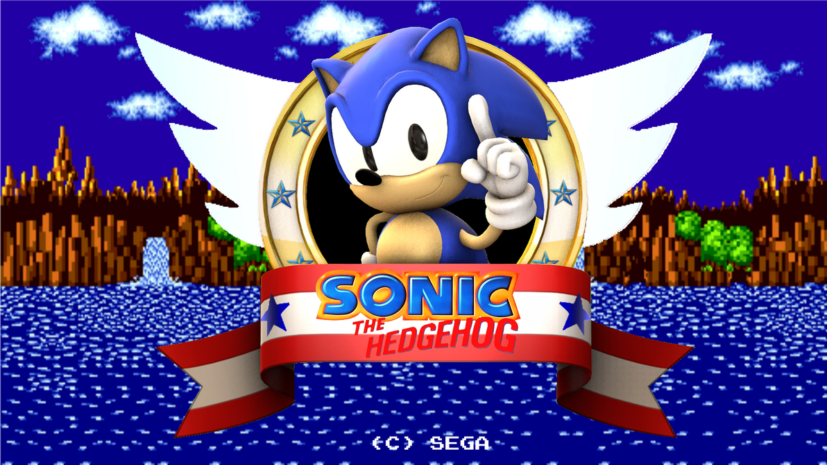Title Screen - Sonic 4 Genesis 