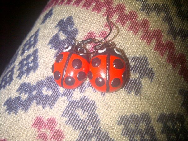 Ladybird earrings