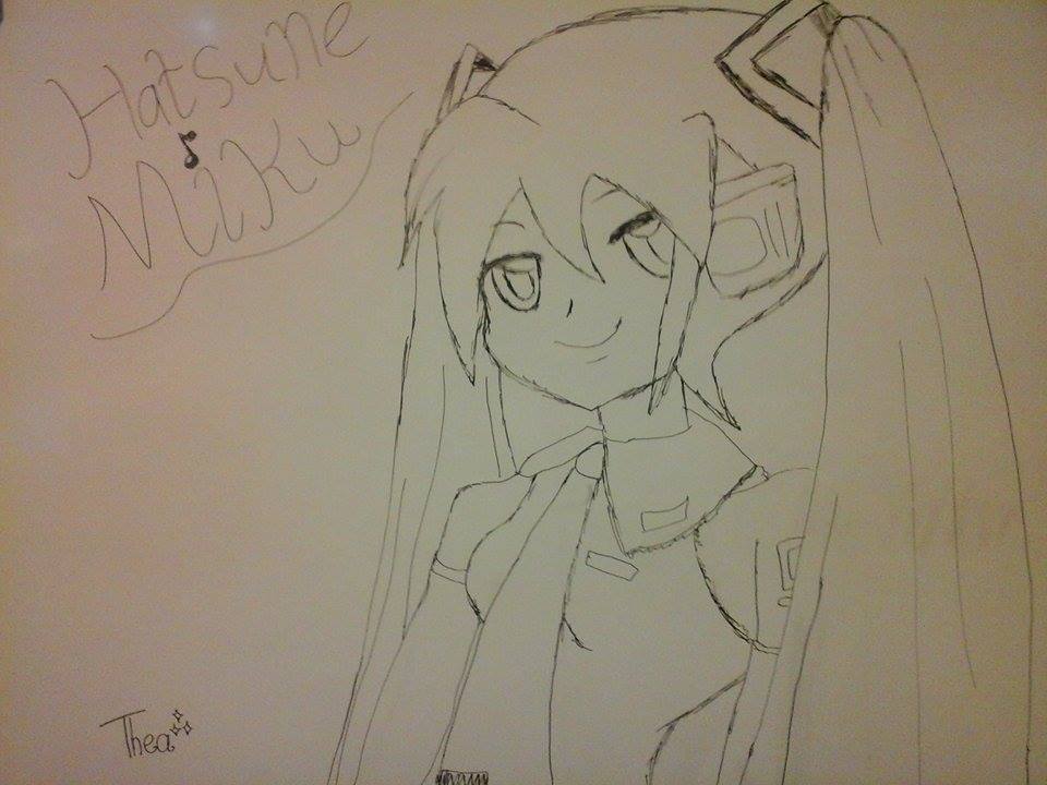 White board Miku