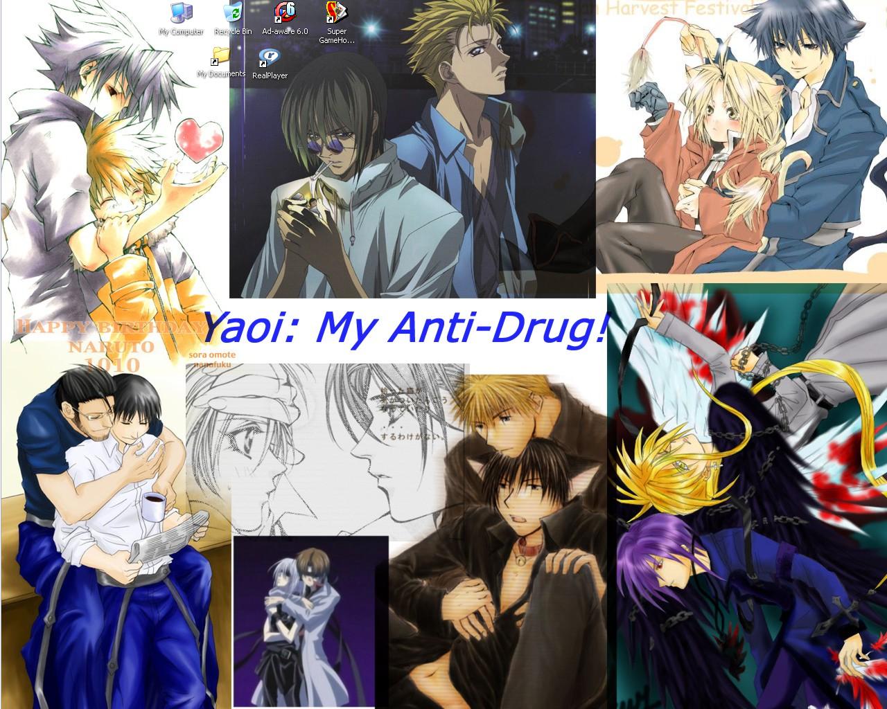 'Yaoi: My Anti-Drug' Desktop