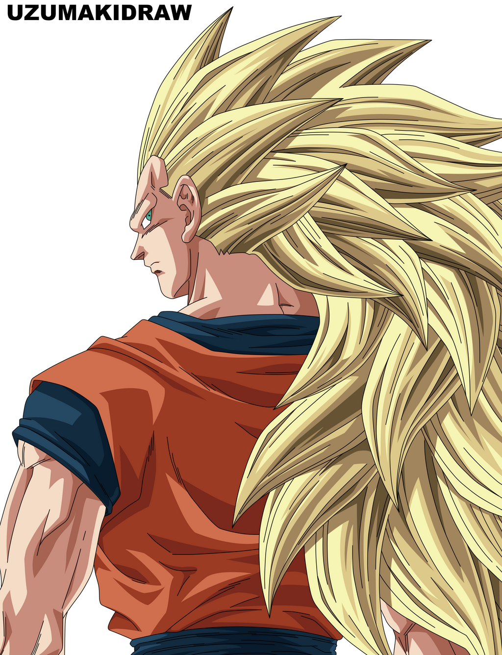Goku SSJ3 by UzumakiDraw on DeviantArt