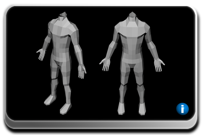 First Human Model First human body model. by ZIN-EXHIBIT on DeviantArt