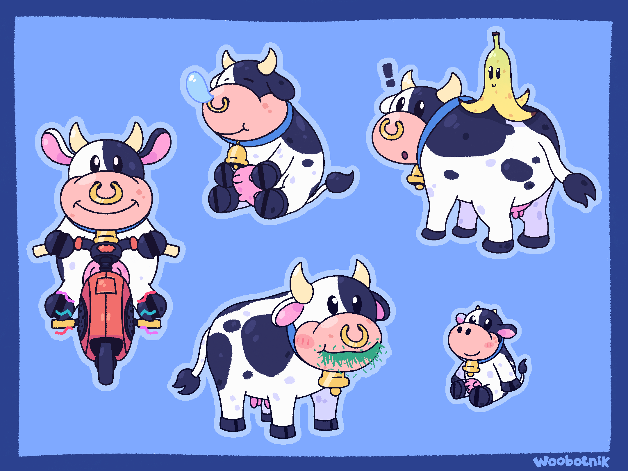 Moo Moo Cow Doodles by Woobotnik77 on DeviantArt
