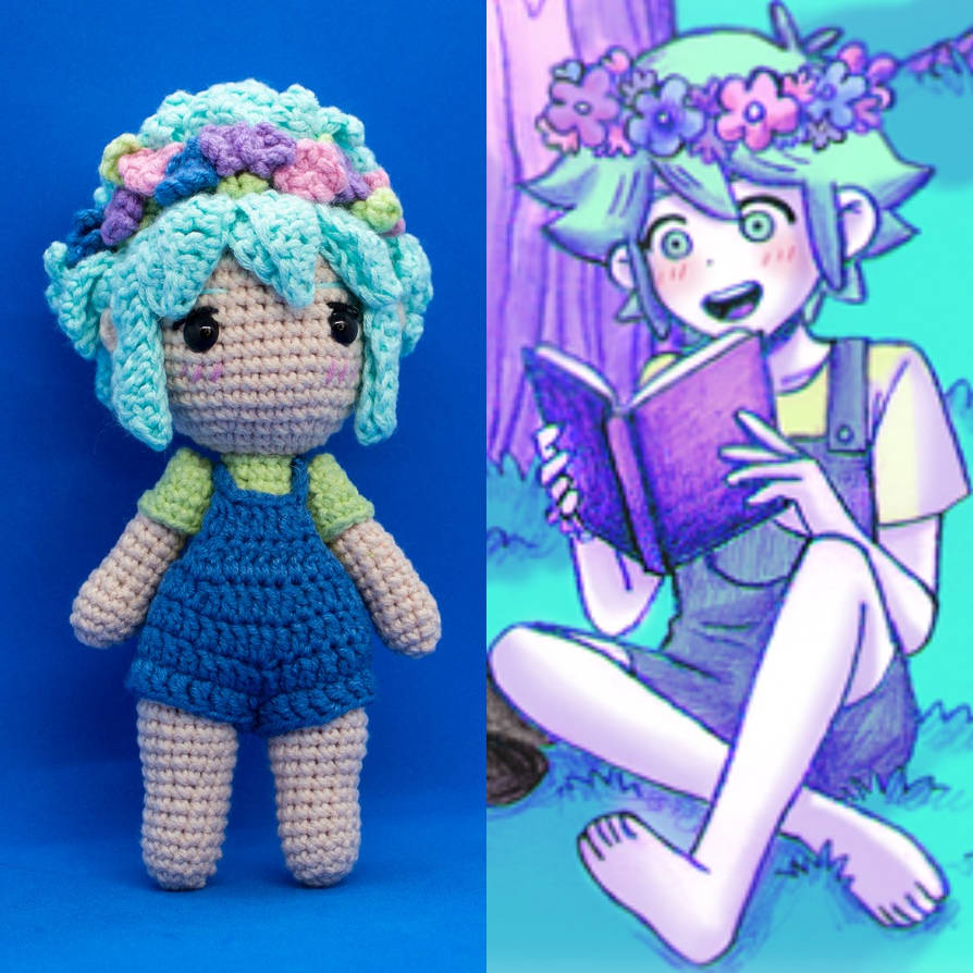 Crochet Basil from Omori Amigurumi Doll by purrxcrochet on DeviantArt