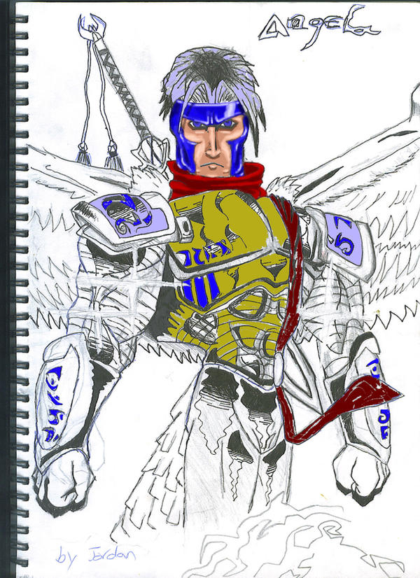 Angel Dev angel: unfinished coloured by Devfrost2000 on DeviantArt