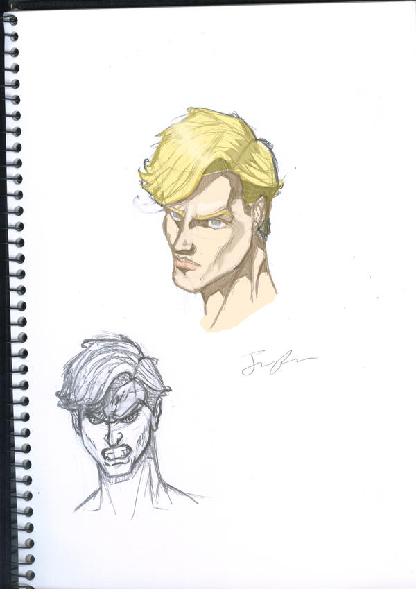 Comic book face by Devfrost2000 on DeviantArt